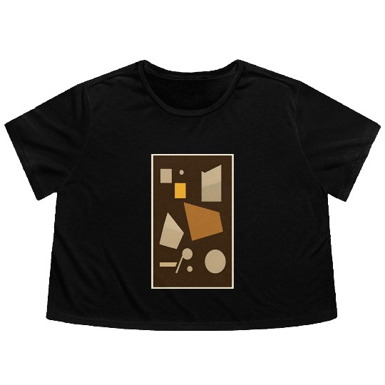 Chocolate Espresso Candy Bar Flowy Cropped Tees