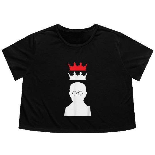 St Maximilian Kolbe Two Crowns Catholic Saint Gift Flowy Cropped Tees