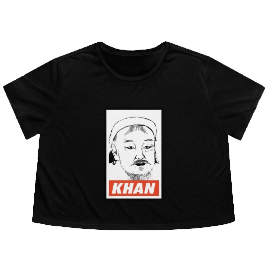 Genghis Khan Flowy Cropped Tees