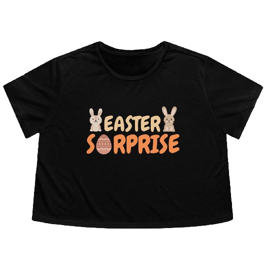 Easter Surprise Flowy Cropped Tees