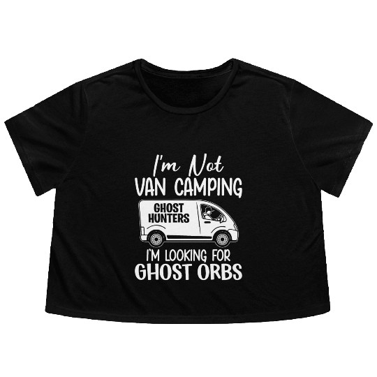 Ghost Hunters, Ghosts, Ghost, Ghost hunting Flowy Cropped Tees