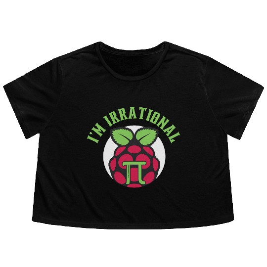 Pi Day 10 Flowy Cropped Tees