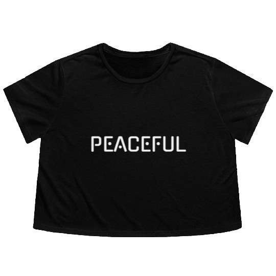 Peaceful Flowy Cropped Tees