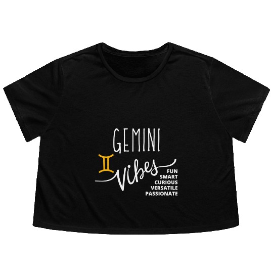 Gemini: Embrace Your Dual Nature with this Fun and Flowy Cropped Tees