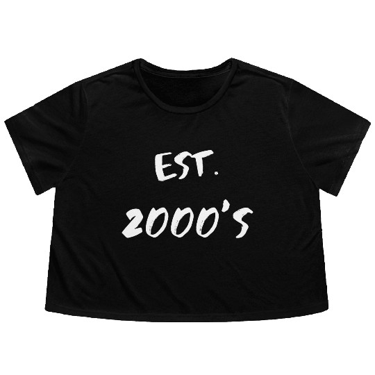 Est. 2000's Flowy Cropped Tees