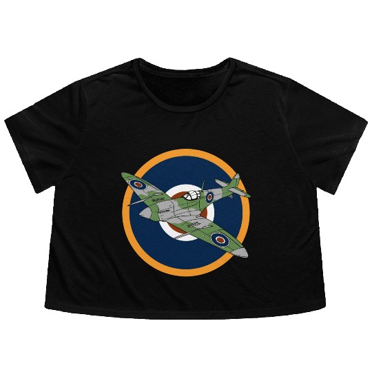 Spitfire Flowy Cropped Tees