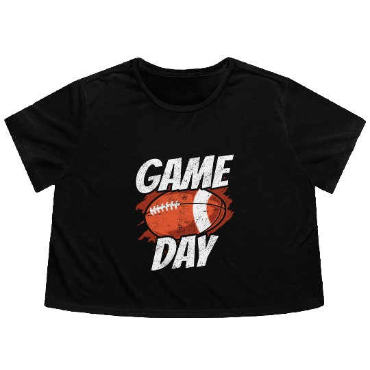 Game Day Flowy Cropped Tees
