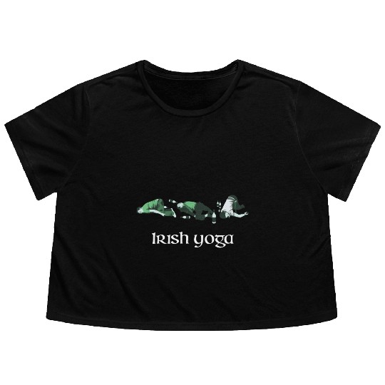 Irish Yoga Flowy Cropped Tees