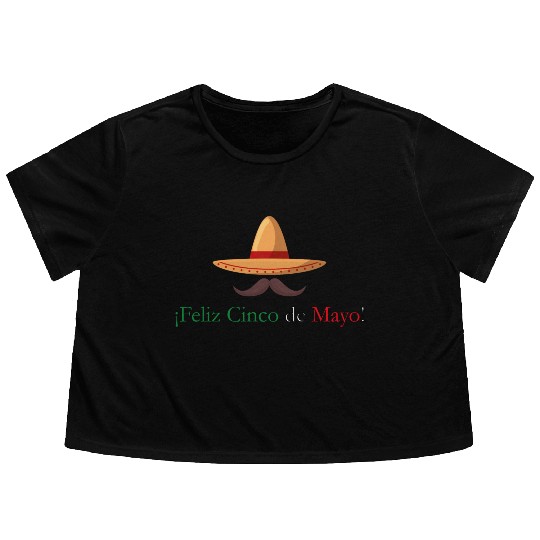 Happy Cinco de Mayo ! Flowy Cropped Tees