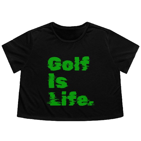 I Like Golfing, Golf Player, Golfing, Golf Is Life Flowy Cropped Tees