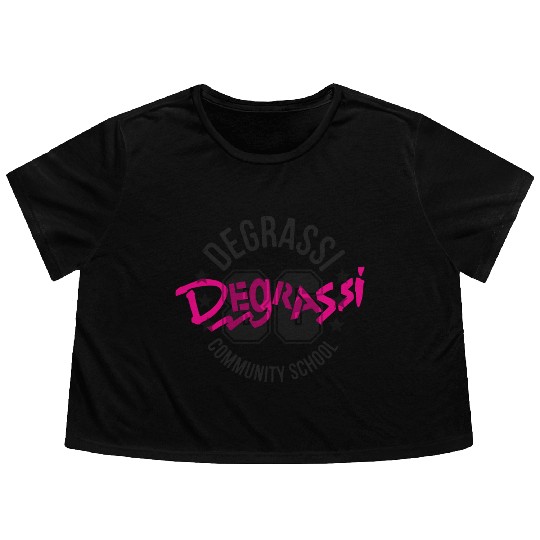 Degrassi Panthers Gym Flowy Cropped Tees