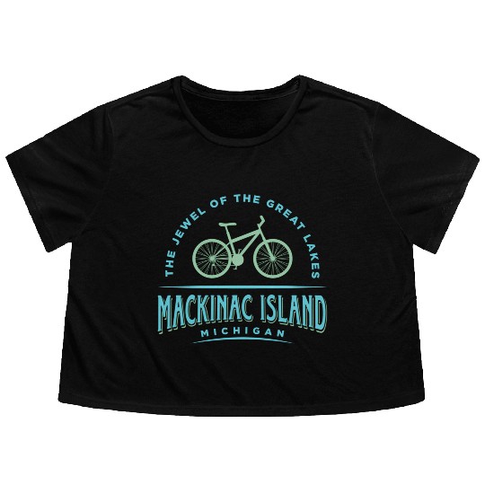 Mackinac Island Flowy Cropped Tees