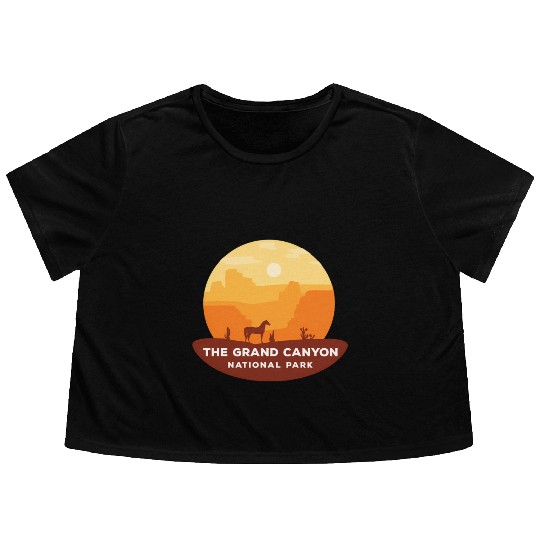 Grand Canyon National Park Arizonna Flowy Cropped Tees