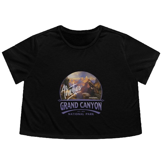 Grand Canyon National Park Arizonna Flowy Cropped Tees