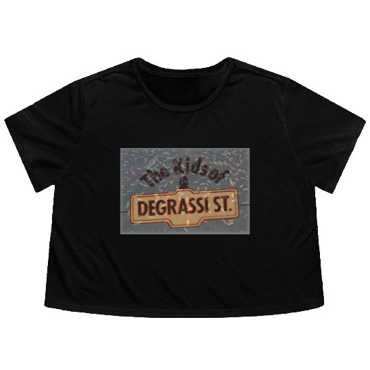 Degrassi Street Party Flowy Cropped Tees