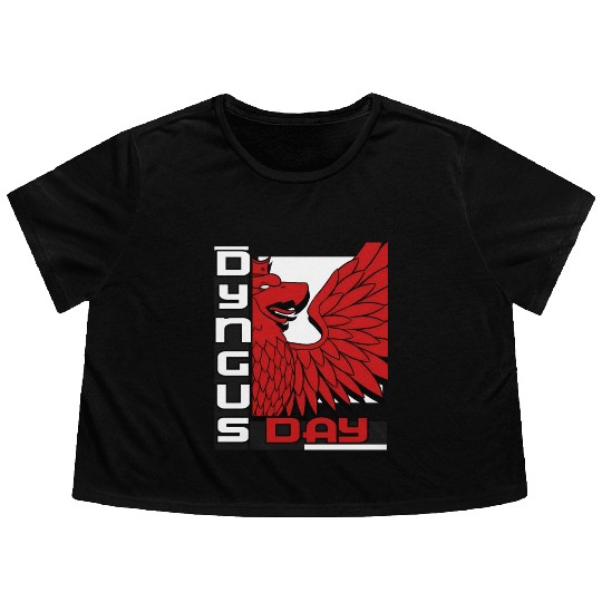 Dyngus Day Polish Eagle Poland Pride Flowy Cropped Tees