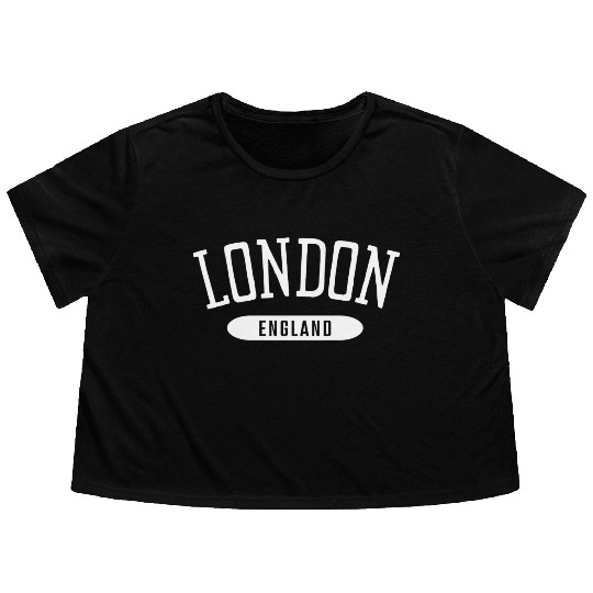 London College Style London England Flowy Cropped Tees