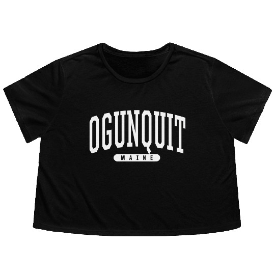 Style Ogunquit Maine Flowy Cropped Tees