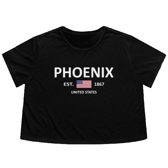 Phoenix Flowy Cropped Tees