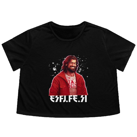 Harmonious Empathy: Embrace Your ESFJ Spirit Flowy Cropped Tees