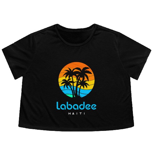 Haiti Labadee Flowy Cropped Tees