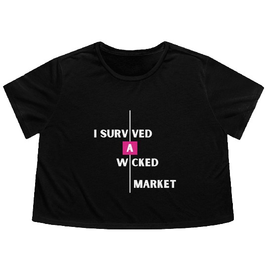 Wicked Market Flowy Cropped Tees