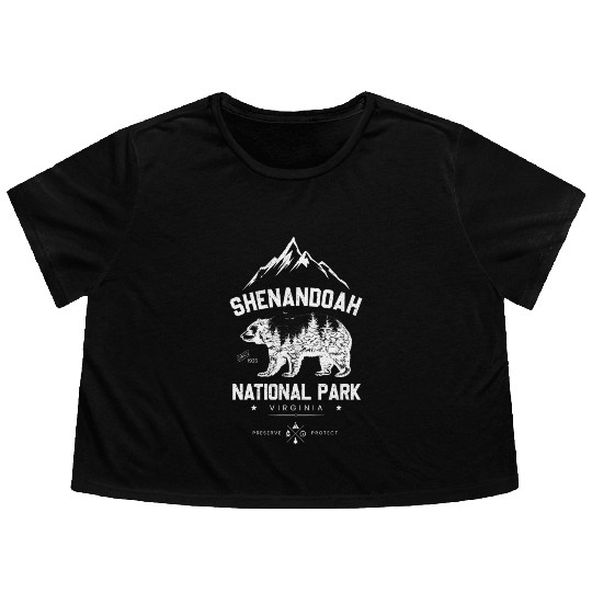 Shenandoah National Park Flowy Cropped Tees