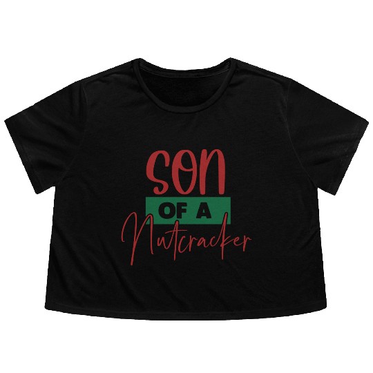 Son Of A Nutcracker Flowy Cropped Tees