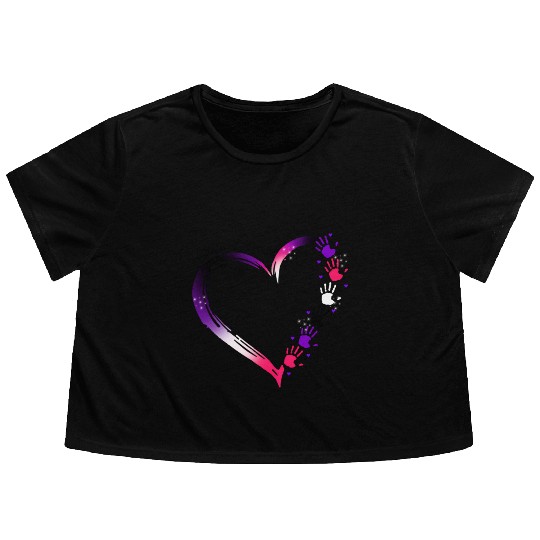 Indigenous Native American Flowy Cropped Tees