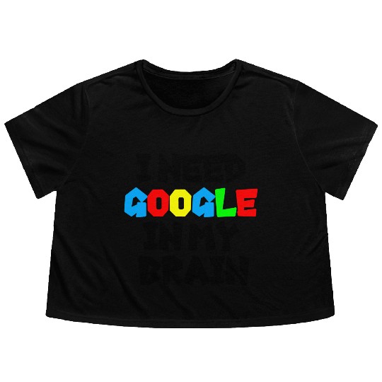 I need GOOGLE girl Flowy Cropped Tees