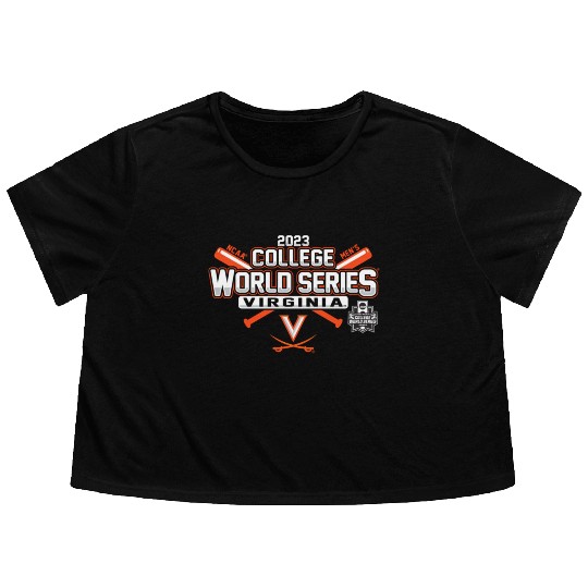 College World Series 2023 Baseball CWS Flowy Cropped Tees