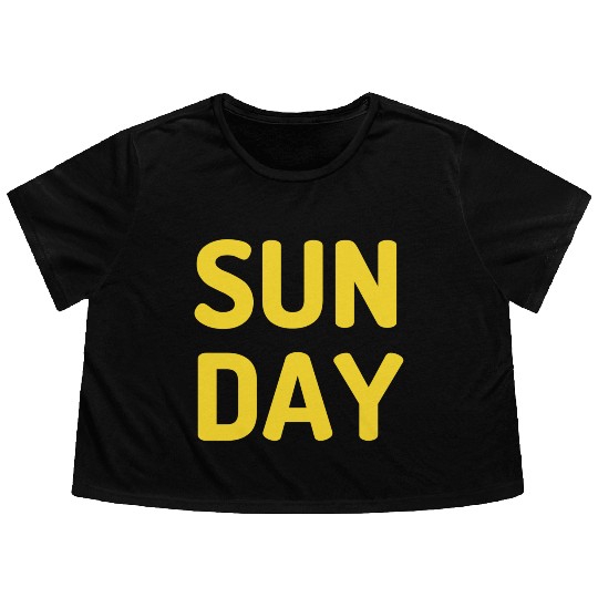 DESIGNSummer Sunday stars Flowy Cropped Tees