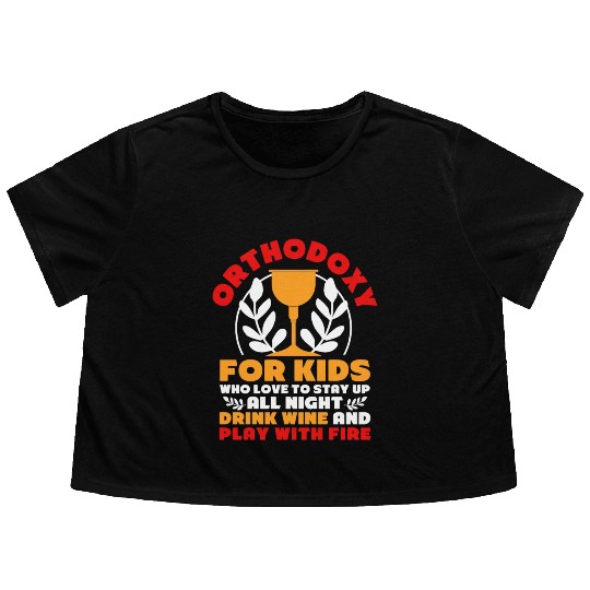 Orthodox Flowy Cropped Tees