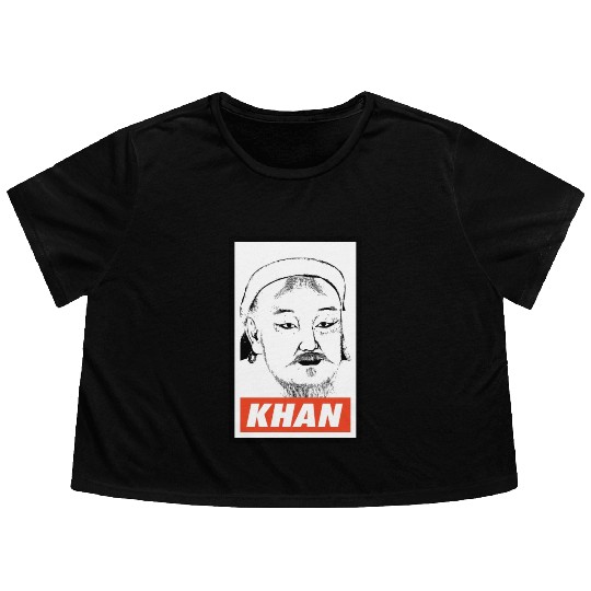 Genghis Khan Flowy Cropped Tees