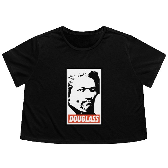 Frederick Douglass Flowy Cropped Tees