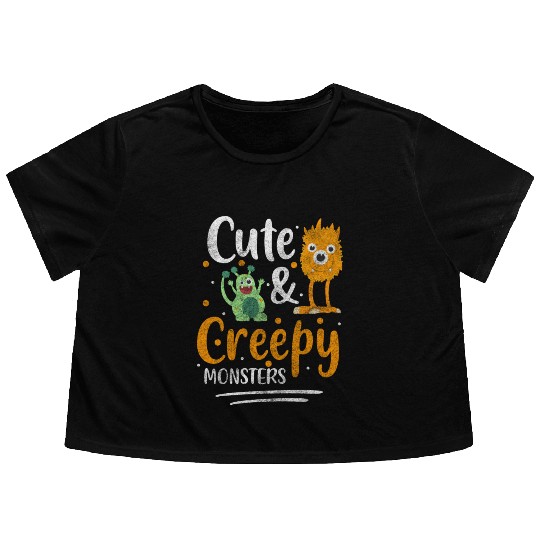 Monster Fright Children Monster Hunter Flowy Cropped Tees