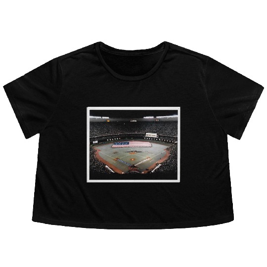 Phillies Royals World Series Flowy Cropped Tees
