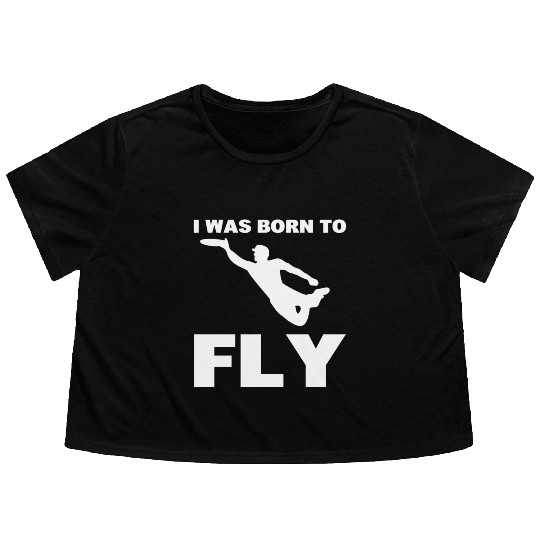 Ultimate Frisbee Player Handler Flowy Cropped Tees