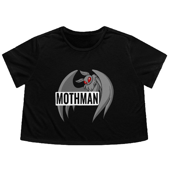 Mothman Flowy Cropped Tees