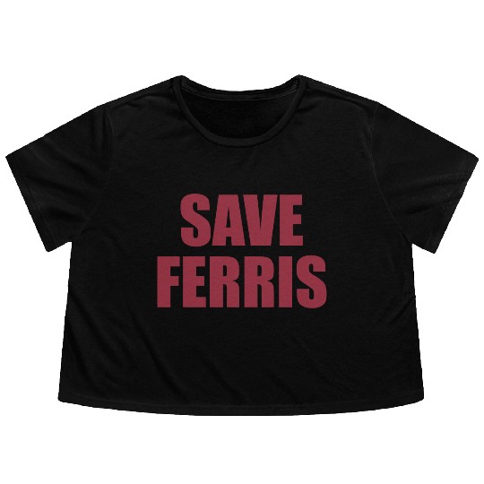 Save Ferris Flowy Cropped Tees