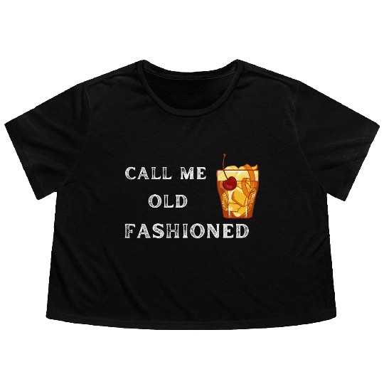 Call Me Old Fashioned Flowy Cropped Tees