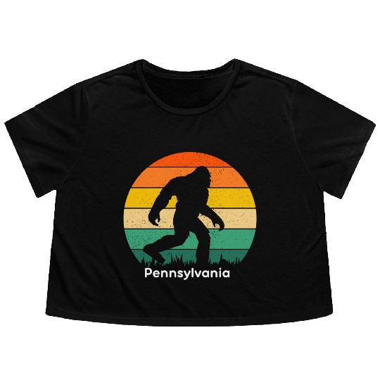Pennsylvania Flowy Cropped Tees