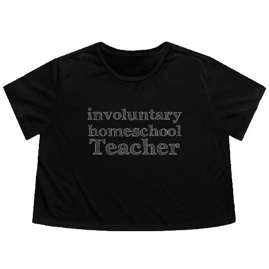 Teacher Teacher Life Flowy Cropped Tees