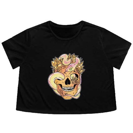 Skull Candy Flowy Cropped Tees