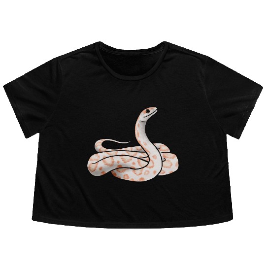 Reptile Snake Candy Snake Flowy Cropped Tees