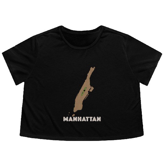 NYC Manhattan Pride Flowy Cropped Tees