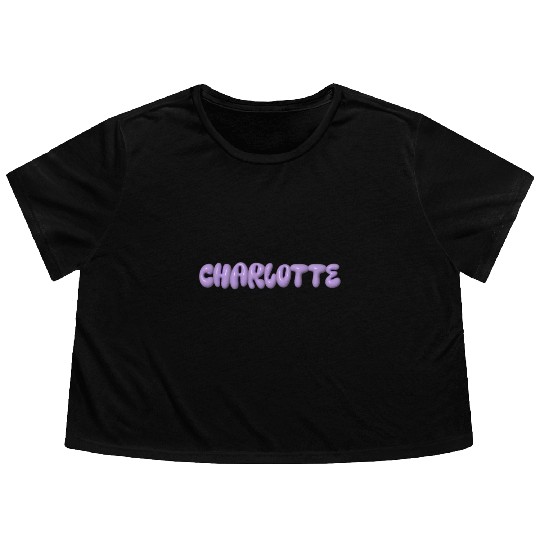 Charlotte: A Royal Name Choice! Flowy Cropped Tees