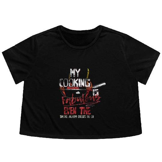 My Cooking Flowy Cropped Tees