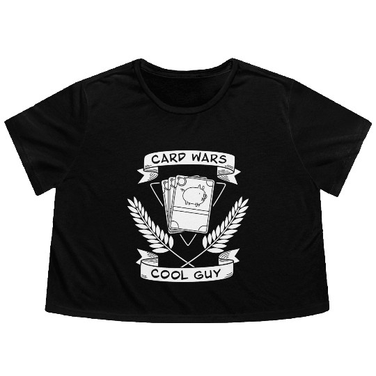 Adventure Time Card Wars Flowy Cropped Tees