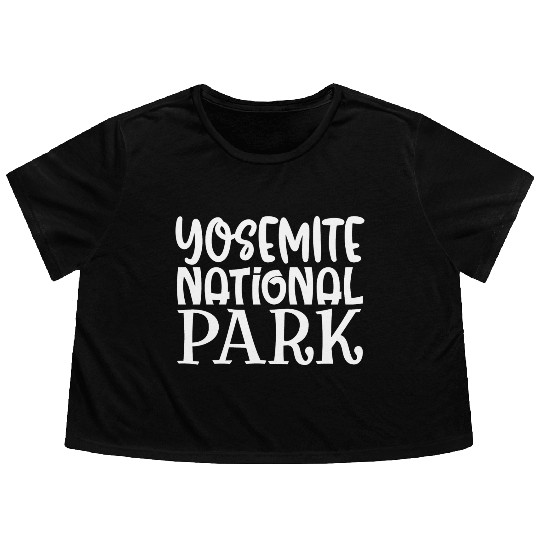 Yosemite National Park Flowy Cropped Tees